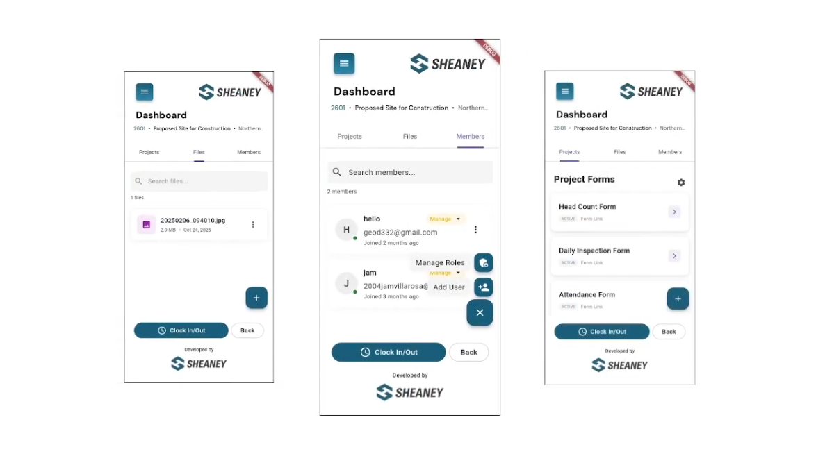 Image of Site Management App